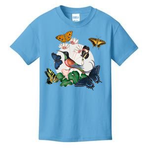 Butterfly Spring Nature Kids T-Shirt