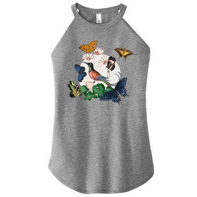 Butterfly Spring Nature Women’s Perfect Tri Rocker Tank