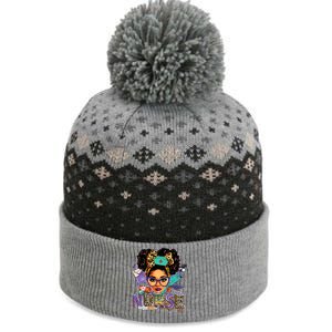 Black Strong Nurse Afro Love Melanin African American Women The Baniff Cuffed Pom Beanie