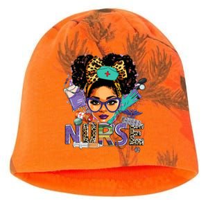 Black Strong Nurse Afro Love Melanin African American Women Kati - Camo Knit Beanie