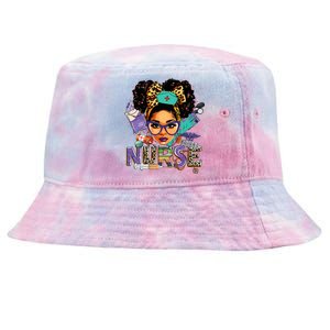 Black Strong Nurse Afro Love Melanin African American Women Tie-Dyed Bucket Hat