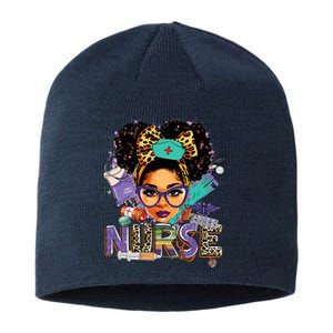 Black Strong Nurse Afro Love Melanin African American Women Sustainable Beanie