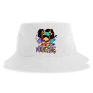 Black Strong Nurse Afro Love Melanin African American Women Sustainable Bucket Hat