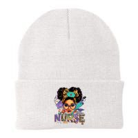 Black Strong Nurse Afro Love Melanin African American Women Knit Cap Winter Beanie