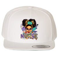 Black Strong Nurse Afro Love Melanin African American Women Wool Snapback Cap