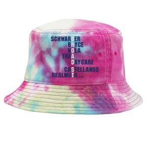 Broad St Names 2024 Schwarber Bryce Tie-Dyed Bucket Hat