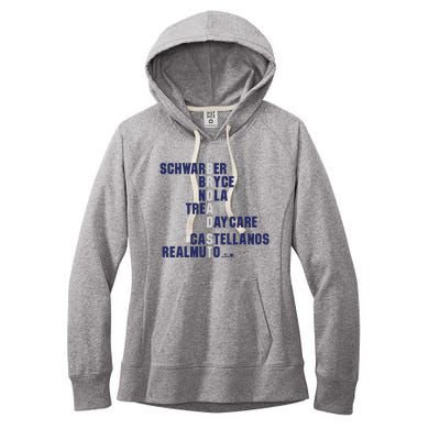 Broad St Names 2024 Schwarber Bryce Women's Fleece Hoodie