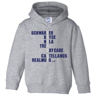 Broad St Names 2024 Schwarber Bryce Toddler Hoodie