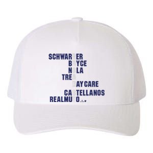 Broad St Names 2024 Schwarber Bryce Yupoong Adult 5-Panel Trucker Hat