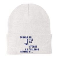 Broad St Names 2024 Schwarber Bryce Knit Cap Winter Beanie