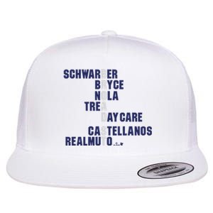 Broad St Names 2024 Schwarber Bryce Flat Bill Trucker Hat