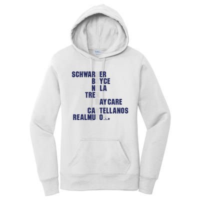 Broad St Names 2024 Schwarber Bryce Women's Pullover Hoodie