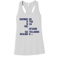 Broad St Names 2024 Schwarber Bryce Women's Racerback Tank