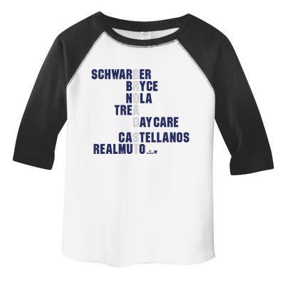 Broad St Names 2024 Schwarber Bryce Toddler Fine Jersey T-Shirt