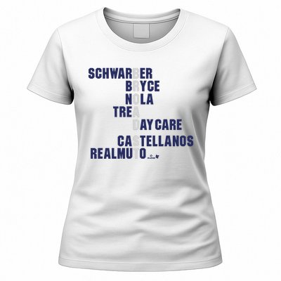 Broad St Names 2024 Schwarber Bryce Women's T-Shirt