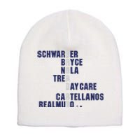 Broad St Names 2024 Schwarber Bryce Short Acrylic Beanie