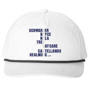 Broad St Names 2024 Schwarber Bryce Snapback Five-Panel Rope Hat