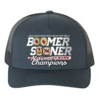 Boomer Sooners National Champs Softball 2024 Wcws 4 Rings Yupoong Adult 5-Panel Trucker Hat