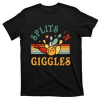 Bowling Splits N Giggles Funny Bowler Team T-Shirt