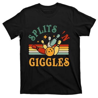 Bowling Splits N Giggles Funny Bowler Team T-Shirt