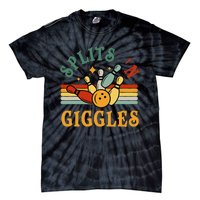 Bowling Splits N Giggles Funny Bowler Team Tie-Dye T-Shirt