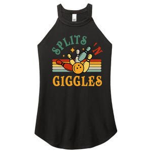 Bowling Splits N Giggles Funny Bowler Team Women's Perfect Tri Rocker Tank