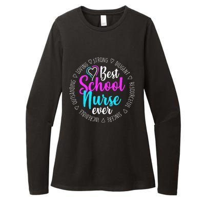 Best School Nurse Ever Appreciation Gift Womens CVC Long Sleeve Shirt