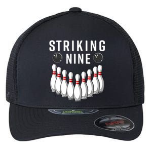 Bowling Striking Nine Flexfit Unipanel Trucker Cap