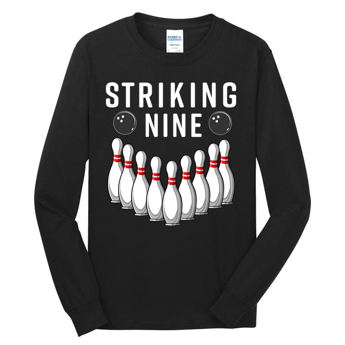 Bowling Striking Nine Tall Long Sleeve T-Shirt