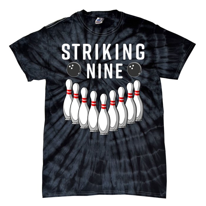 Bowling Striking Nine Tie-Dye T-Shirt