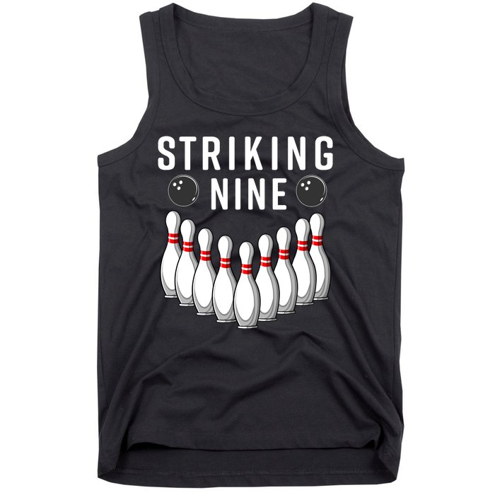 Bowling Striking Nine Tank Top