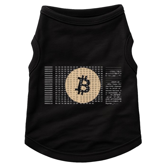 Bitcoin Satoshi Nakamoto Block Cryptocurrency Doggie Tank