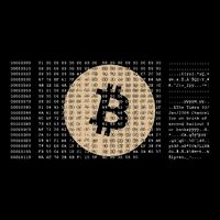 Bitcoin Satoshi Nakamoto Block Cryptocurrency Full-Length Apron With Pockets