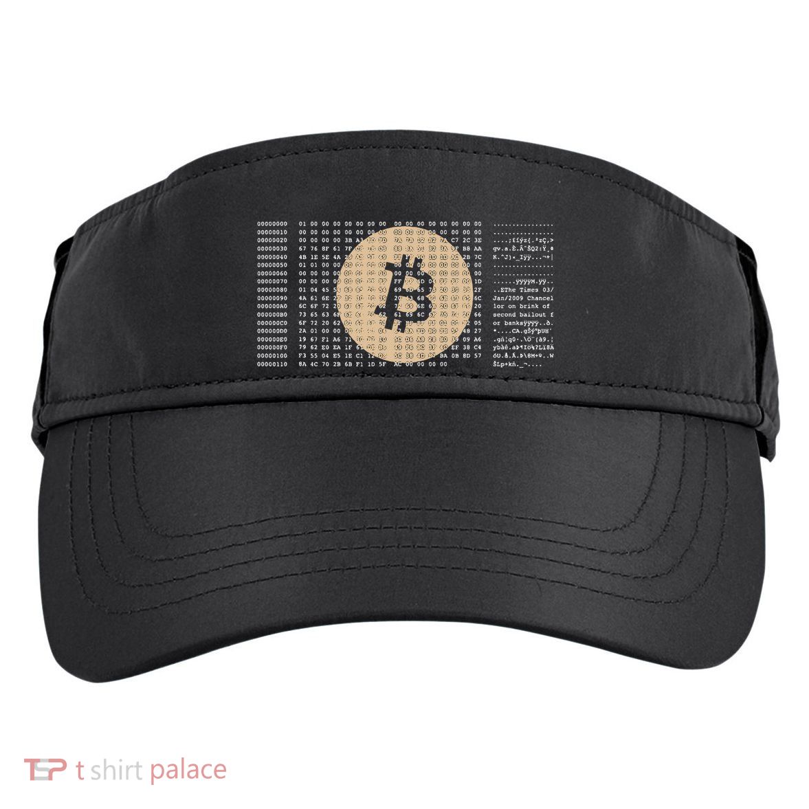 Bitcoin Satoshi Nakamoto Block Cryptocurrency Adult Drive Performance Visor