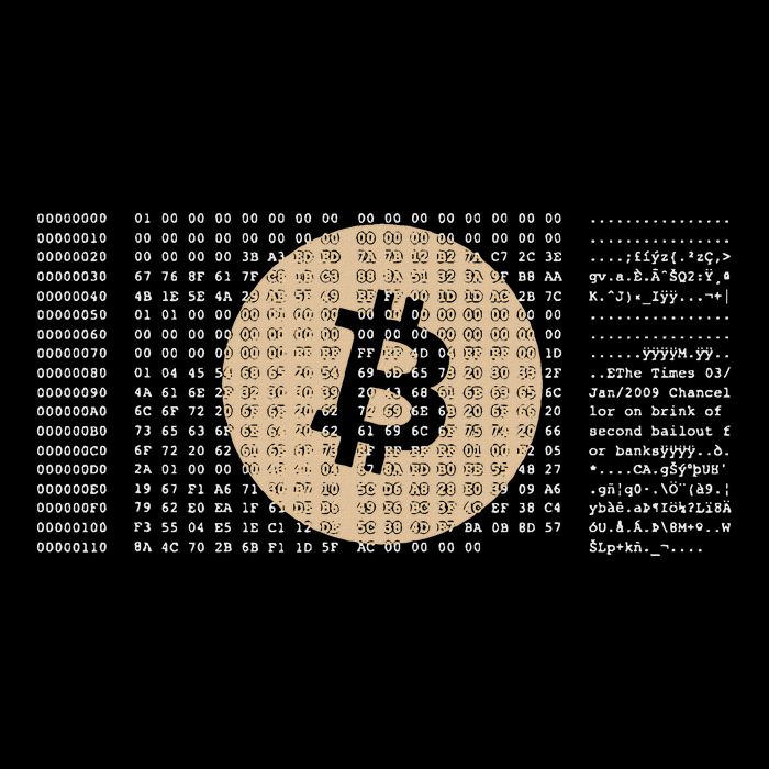 Bitcoin Satoshi Nakamoto Block Cryptocurrency Drawstring Bag