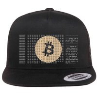 Bitcoin Satoshi Nakamoto Block Cryptocurrency Flatbill Hat