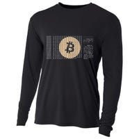 Bitcoin Satoshi Nakamoto Block Cryptocurrency Cooling Performance Long Sleeve Crew