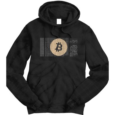 Bitcoin Satoshi Nakamoto Block Cryptocurrency Tie Dye Hoodie