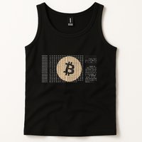 Bitcoin Satoshi Nakamoto Block Cryptocurrency Tank Top