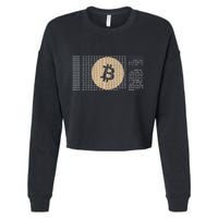 Bitcoin Satoshi Nakamoto Block Cryptocurrency Cropped Pullover Crew