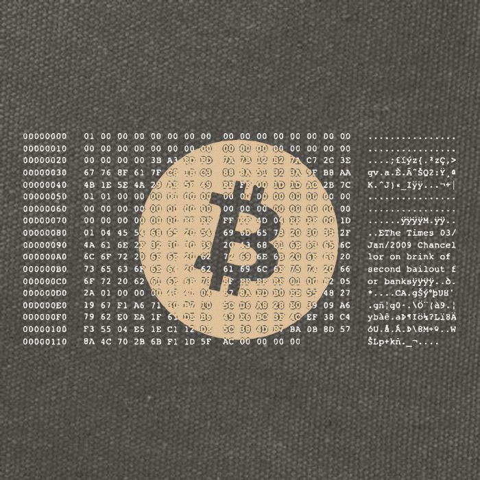 Bitcoin Satoshi Nakamoto Block Cryptocurrency Cotton Canvas Backpack