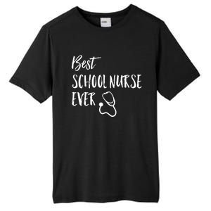 Best School Nurse Ever National School Nurse Day Great Gift Tall Fusion ChromaSoft Performance T-Shirt