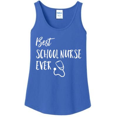 Best School Nurse Ever National School Nurse Day Great Gift Ladies Essential Tank