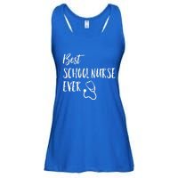 Best School Nurse Ever National School Nurse Day Great Gift Ladies Essential Flowy Tank