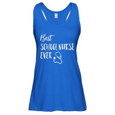 Best School Nurse Ever National School Nurse Day Great Gift Ladies Essential Flowy Tank