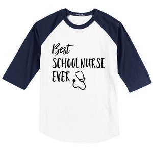 Best School Nurse Ever National School Nurse Day Great Gift Baseball Sleeve Shirt