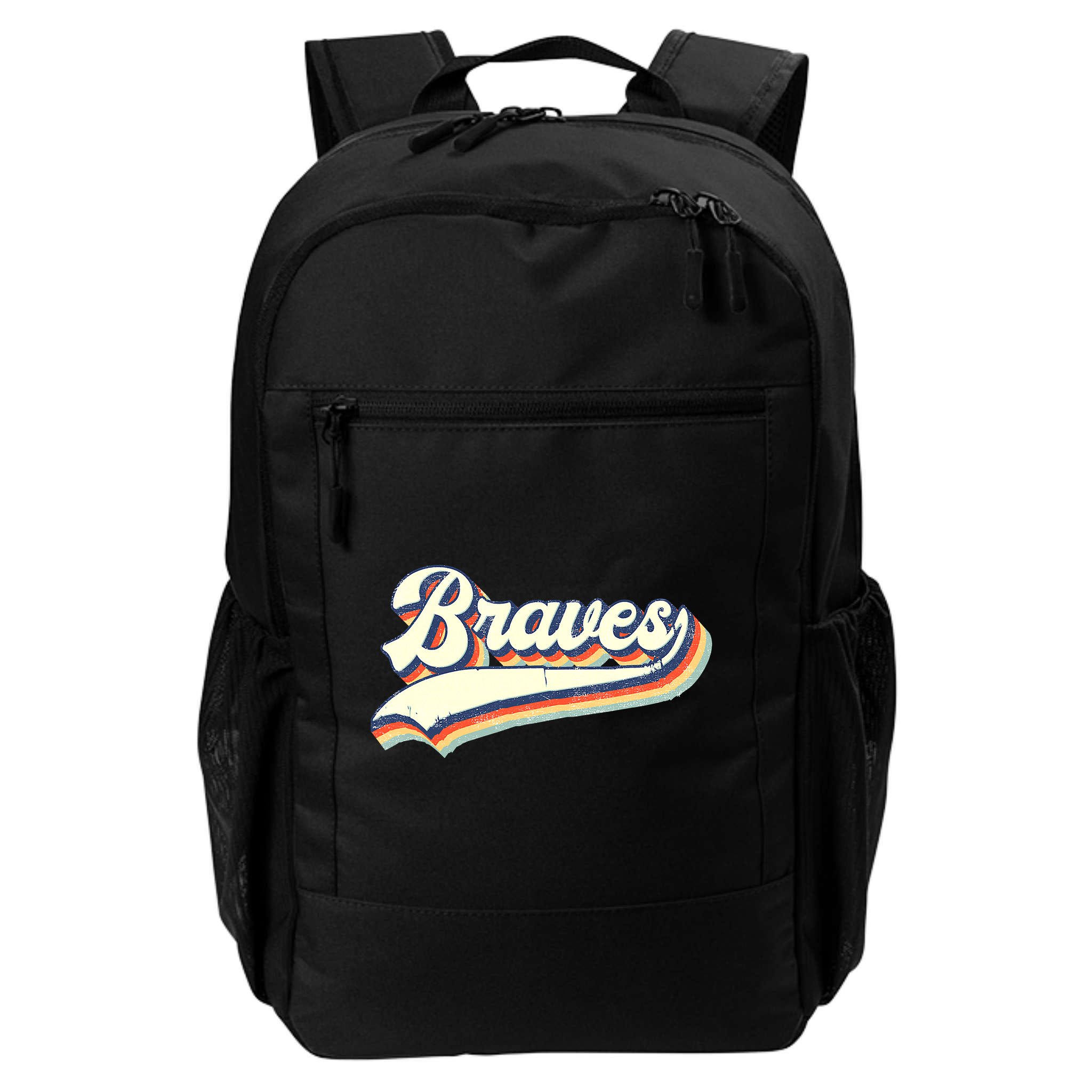 Braves Sports Name Vintage Retro Girl Boy Backpack