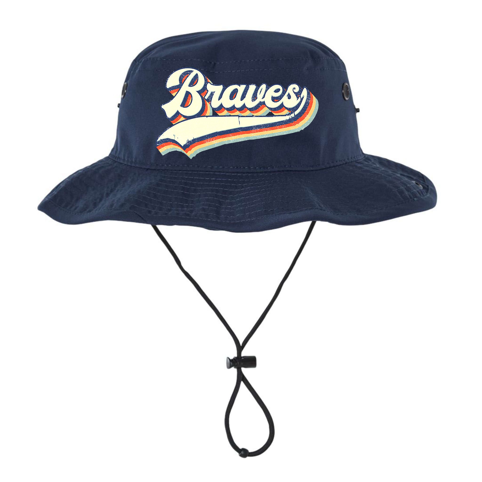 Braves Sports Name Vintage Retro Girl Boy Bucket Hat