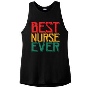 Black Strong Nurse Afro Love Melanin African American Ladies PosiCharge Tri-Blend Wicking Tank