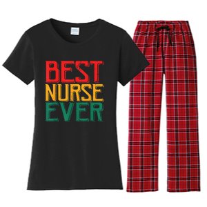 Black Strong Nurse Afro Love Melanin African American Women's Flannel Pajama Set